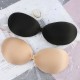 Strapless Invisible Seamless Push Up Silicone Bra - Black Strapless Invisible Seamless Push Up Silicone Bra - Black