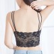 Cross-border supply lace beauty back  women Bra - White