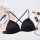 Summer Beautiful Back Cross Shoulder Straps Bra - Black Summer Beautiful Back Cross Shoulder Straps Bra - Black