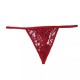 Women Lace Thong - Red
