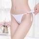 Erotic lingerie panties women lace-up - White