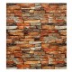 3D Wall Wallpaper Self-Adhesive 70 x 78 CM - Brown