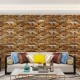 3D Wall Wallpaper Self-Adhesive 70 x 78 CM - Brown