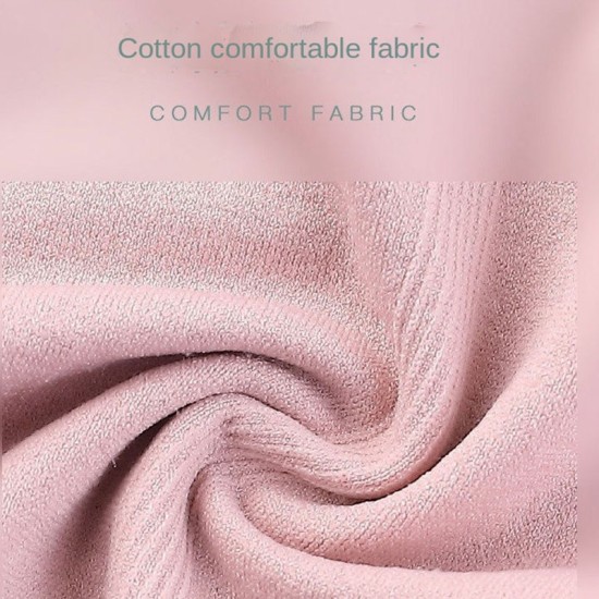 4 Pcs Cotton Underwear Antibacterial Mid Waist Panties - Multicolor