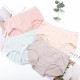 4 Pcs Cotton Underwear Antibacterial Mid Waist Panties - Multicolor
