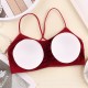 Push Up Soft Padded Seamless Backless Sports Bra - Red Push Up Soft Padded Seamless Backless Sports Bra - Red