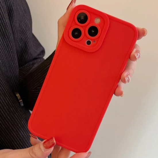 IPhone Cover X-XR-XS 11-12-13-14 Pro-Max-Mini All Size - Red