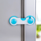 2 Pcs Child Safety Cabinet Drawer Wardrobe Door Locks - Blue 2 Pcs Child Safety Cabinet Drawer Wardrobe Door Locks - Blue