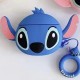 Cartoon 3D Earphone Case For Airpods 1 2 Silicone Cover - Blue
