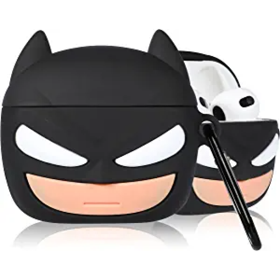 Cartoon 3D Earphone Case For Airpods 1 2 Silicone Cover Batman 