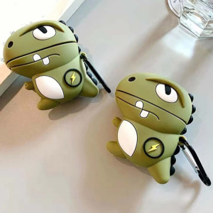 Cartoon 3D Earphone Case For Airpods 1 2 Silicone Cover Dinosaur Cartoon 3D Earphone Case For Airpods 1 2 Silicone Cover Dinosaur