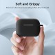 Silicone Cover Case For Apple Airpods Pro With Keychain - Black