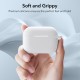 Silicone Cover Case For Apple Airpods Pro With Keychain - Red