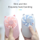 Portable Mini Fan USB Rechargeable Desktop Fans 3 Mode - White