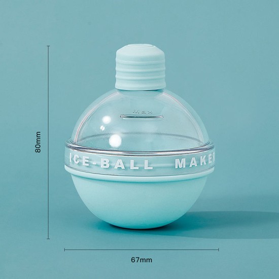 Creative Ice Ball Mould Whiskey Spherical Light Rounded - Pink