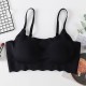 Seamless Push Up Bra Soft Padded Bra For Women - Black Seamless Push Up Bra Soft Padded Bra For Women - Black