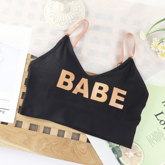 Seamless Soft Padded Wrap Sports Bra - Black