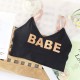 Seamless Soft Padded Wrap Sports Bra - Black