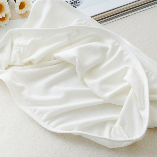Strapless Breathable Thin Soft Ice Silk Wrapped Bra - White