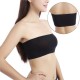 Strapless Breathable Thin Soft Ice Silk Wrapped Bra - White
