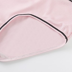 Soft Cotton Seamless Underwear Padded Bra - Gray Soft Cotton Seamless Underwear Padded Bra - Gray