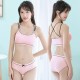 Soft Cotton Seamless Underwear Padded Bra - Pink Soft Cotton Seamless Underwear Padded Bra - Pink