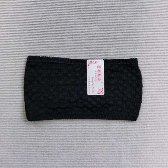 Strapless Soft Crop Slim Chest Bra Women - Black Strapless Soft Crop Slim Chest Bra Women - Black