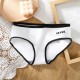 Women Soft Cotton Underwear Panties Sports - Black Women Soft Cotton Underwear Panties Sports - Black