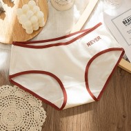 Women Soft Cotton Underwear Panties Sports - Red