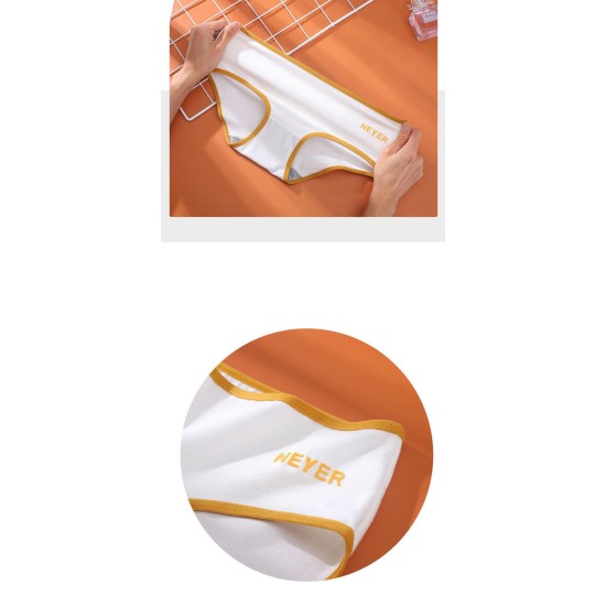 Women Soft Cotton Underwear Panties Sports - Golden