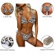 Leopard Print Swimsuit Three Point Suspender Bikini Women Leopard Print Swimsuit Three Point Suspender Bikini Women