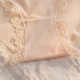 Mid-Waist Panties Stylish Soft Lace Underwear Women - Skin
