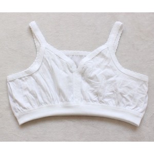 Sport Bra Without Underwire U Type Bralette Push Up Underwear white