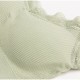 Lace Push Up Sports Padded Bras For Women - Black