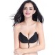 Pair Adhesive Invisible Backless Sticky Seamless Push Up Strapless Bra Black Pair Adhesive Invisible Backless Sticky Seamless Push Up Strapless Bra Black