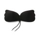 Pair Adhesive Invisible Backless Sticky Seamless Push Up Strapless Bra Black Pair Adhesive Invisible Backless Sticky Seamless Push Up Strapless Bra Black