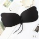 Pair Adhesive Invisible Backless Sticky Seamless Push Up Strapless Bra Black Pair Adhesive Invisible Backless Sticky Seamless Push Up Strapless Bra Black