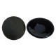 Reusable Thin Silicone Invisible Bra Nipple Stickers Round - Black