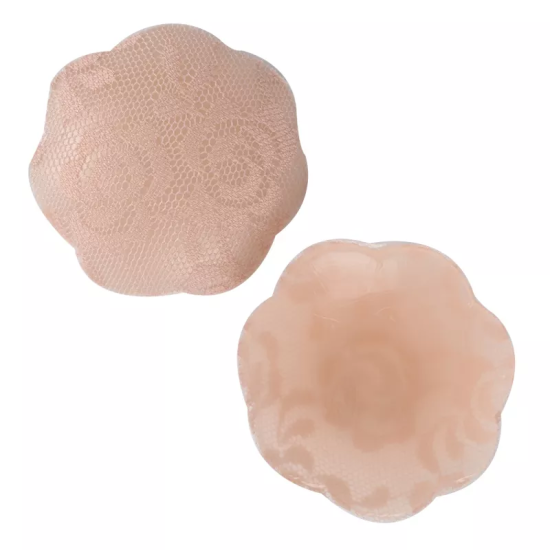 Lace Silicone Adhesive Nipple Cover For Women - Skin