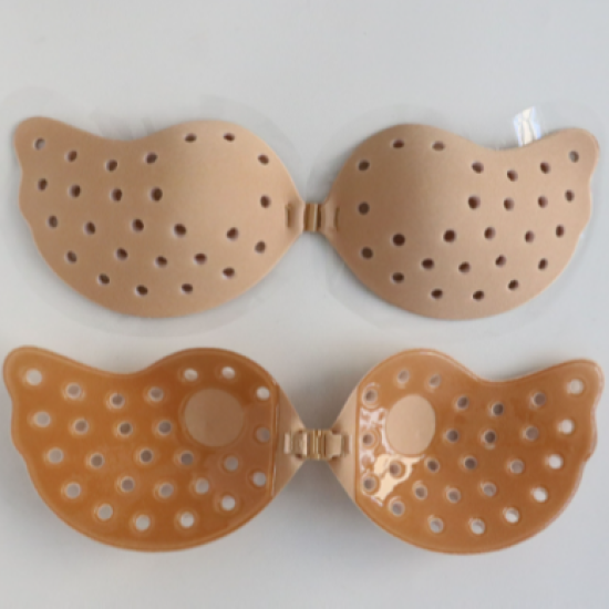 Self Adhesive Breathable Strapless Silicone Bra - Skin Self Adhesive Breathable Strapless Silicone Bra - Skin