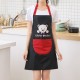 Kitchen Waterproof And Oil Proof Cooking Bib Apron With Pocket Black