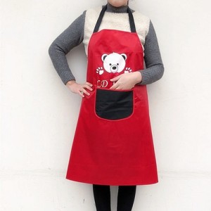 Kitchen Waterproof And Oil Proof Cooking Bib Apron With Pocket Brown Kitchen Waterproof And Oil Proof Cooking Bib Apron With Pocket Brown