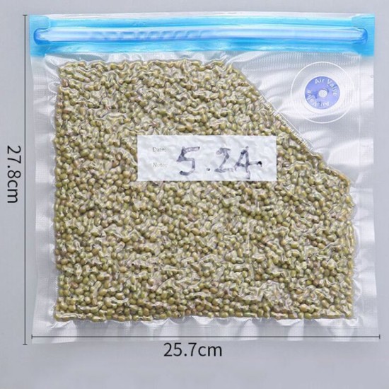 Kitchen Storage Air Vacuum Compressed Food Bag - Transparent Kitchen Storage Air Vacuum Compressed Food Bag - Transparent