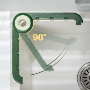 Kitchen Triangular Garbage Strainer Mesh Drain Sink Filter Holder - Green Kitchen Triangular Garbage Strainer Mesh Drain Sink Filter Holder - Green