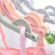 Creative Multifunction Clothes Hanger Portable Durable Folding - Pink Creative Multifunction Clothes Hanger Portable Durable Folding - Pink