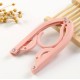 Creative Multifunction Clothes Hanger Portable Durable Folding - Pink Creative Multifunction Clothes Hanger Portable Durable Folding - Pink