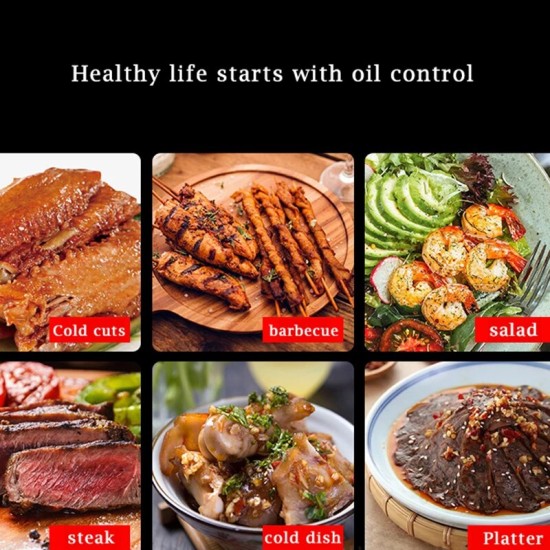 BBQ Cooking Olive Oil Spray Bottle With Scale Measurement 100ml - Silver