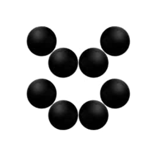 Cross-Border Spot Black Ultra-Thin Unisex Nipple Stickers Round Black