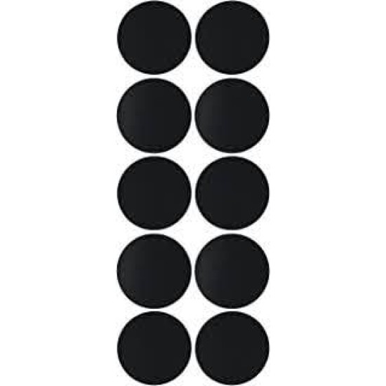 Cross-Border Spot Black Ultra-Thin Unisex Nipple Stickers Round Black