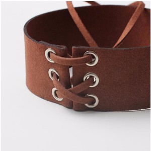 Wide Velvet Choker Necklace Belt Chokers Necklaces Tied Black